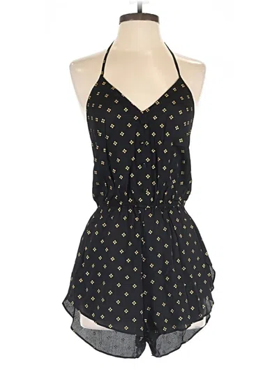 Pre-owned Flynn Skye Romper In Black