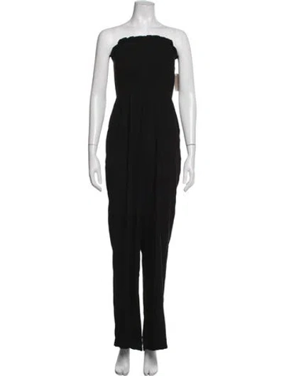 Pre-owned Flynn Skye Strapless Jumpsuit W/ Tags In Black