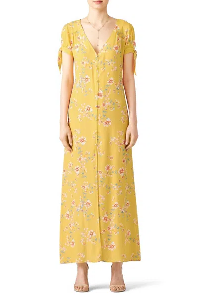 Flynn Skye Touch Of Honey Ale Maxi Dress In Yellow