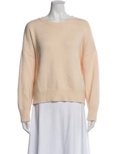 Pre-owned Flynn Skye Wool Crew Neck Sweater In Pink