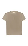 Fm 669 Little Cotton T-shirt In Taupe