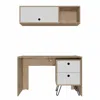 FM FURNITURE CARTAGENA OFFICE SET, ONE CABINET, ONE SHELF COMPLEMENT, TWO DRAWERS