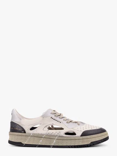 Foamers Low-top Foam Sneakers With Lateral Openwork In Gray