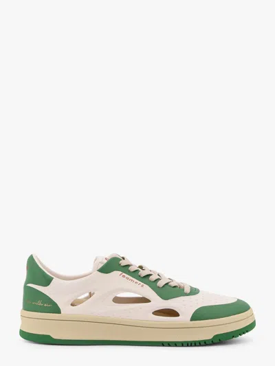 Foamers Low-top Foam Sneakers With Lateral Openwork In Green