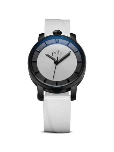 Fob Paris R360 Concrete 36mm Watch In White