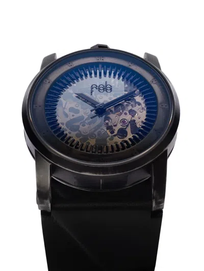 Fob Paris R413 Leather Watche In Orange