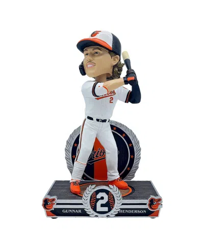 Foco Gunnar Henderson Baltimore Orioles 8" Exclusive Elite Icon Bobblehead In White