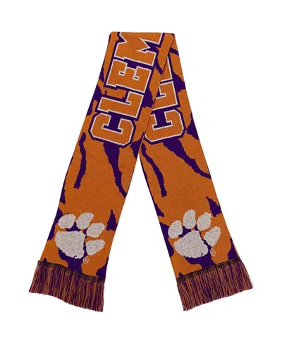 Foco Men's And Women's  Clemson Tigers Tonal Camo Scarf In Orange