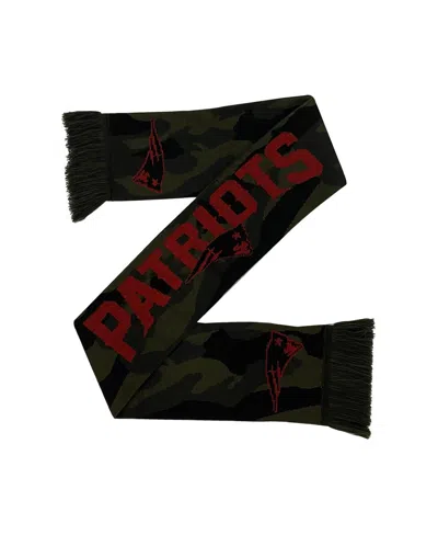 Foco Men's And Women's  New England Patriots Camo Scarf In Green