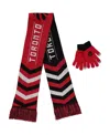Foco Red Toronto Raptors Glove & Scarf Combo Set In Red