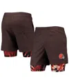 Foco Men's  Brown Cleveland Browns Running Shorts In Brown
