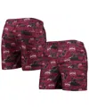Foco Men's  Maroon Mississippi State Bulldogs Island Palm Swim Trunks In Maroon