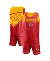 Foco Men's  Red Kansas City Chiefs Colorblock Mesh V-neck Tank Top And Shorts Set In Red
