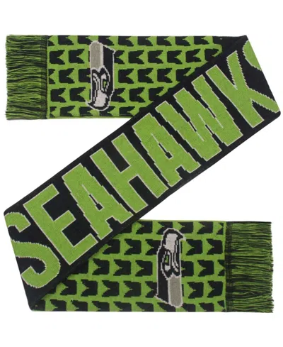 Foco Men's Women's Blue Seattle Seahawks Reversible Thematic Scarf