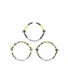 Foco Milwaukee Brewers Friendship Bracelet, Set Of 6 In No Color