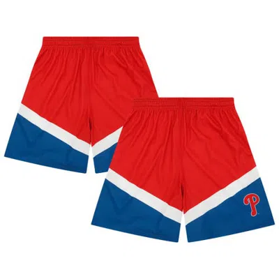 Foco Red Philadelphia Phillies Colorblocked Shorts