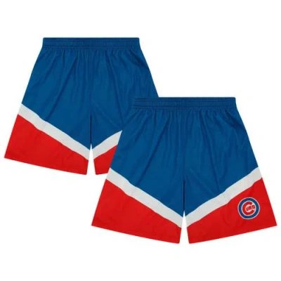 Foco Royal Chicago Cubs Colorblocked Shorts In Blue