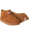 Foco Women's  Brown Los Angeles Lakers Team Logo Fuzzy Fan Boots In Brown