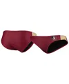 Foco Women's  Garnet Florida State Seminoles Wordmark Bikini Bottom In Garnet
