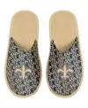 Foco Youth Boys And Girls  New Orleans Saints Team Scuff Slippers In Black