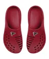 Foco Youth Boys And Girls  Red Atlanta Falcons Sunny Day Clogs In Red