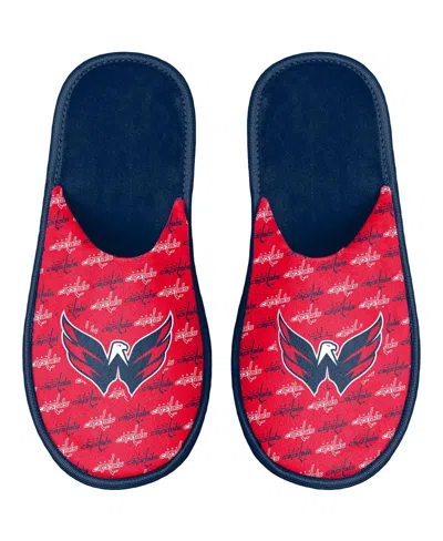 FOCO YOUTH BOYS AND GIRLS FOCO WASHINGTON CAPITALS TEAM SCUFF SLIPPERS