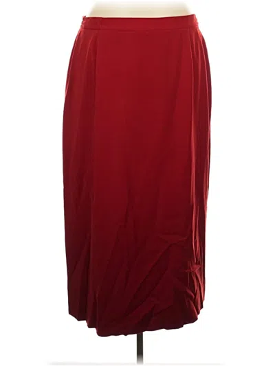 Pre-owned Focus 2000 Formal Skirt In Red