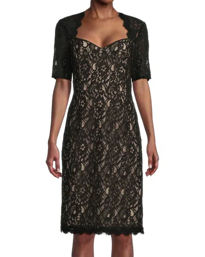 Focus By Shani Mini Dress In Black