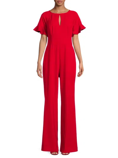 Focus By Shani Jumpsuit In Red