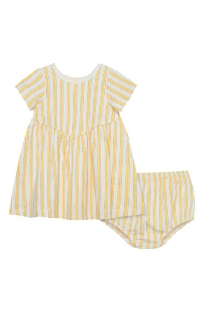 Focus Babies' Celestial Dress & Bloomers Set In Yellow