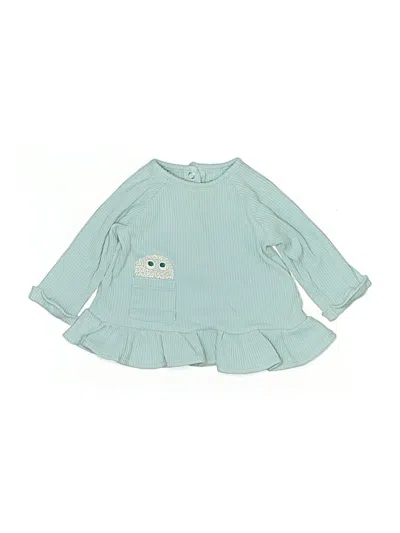 Pre-owned Focus Babies' Long Sleeve Blouse In Blue