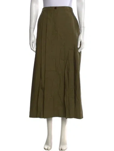 Pre-owned Foemina Long Skirt W/ Tags In Green