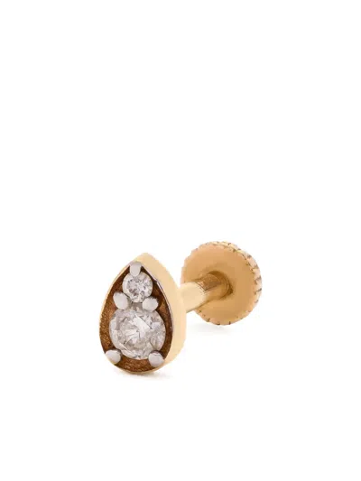 Foen 14k Yellow Gold Drova Diamond Earrings