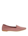 Foglietti Woman Loafers Pastel Pink Size 6 Soft Leather