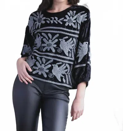 Foil Casino Royale Top In Black
