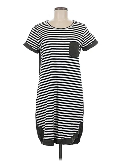 Pre-owned Foil Casual Dress In Black