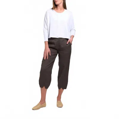 Foil Festival Pant In Khaki In White