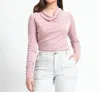 Foil Holy Cowl Top In Cameo