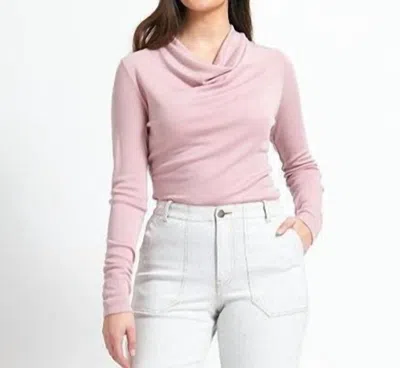Foil Holy Cowl Top In Cameo