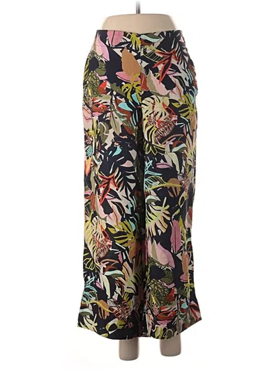 Foil Linen Pants In Black