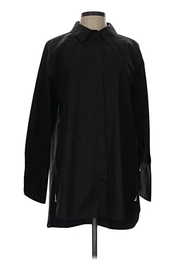 Pre-owned Foil Long Sleeve Button Down Shirt In Black