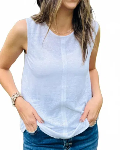 Foil Seams Great Top In White