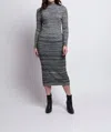 Foil Space Jam Skirt In Black/white In Multi