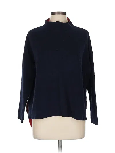 Pre-owned Foil Turtleneck Sweater In Blue