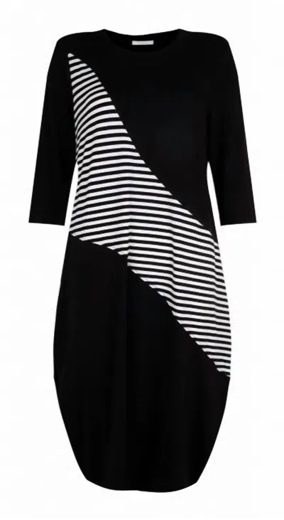 Foil Women's Emerge Cocoon Dress In Black/white In Multi
