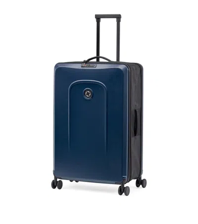 Foldaway Cabin Suitcase In Blue