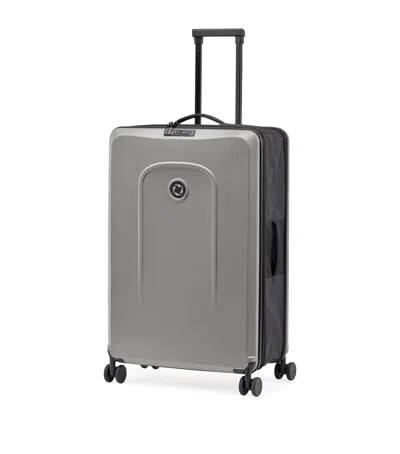 Foldaway Cabin Suitcase In Grey