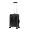 Foldaway Carry-on Suitcase In Black