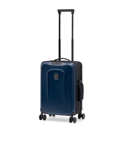 Foldaway Carry-on Suitcase In Blue