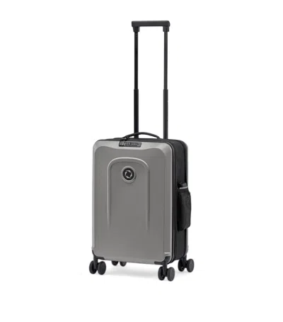 Foldaway Carry-on Suitcase In Grey